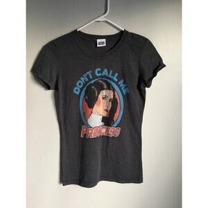 Disney Star Wars Princess Leia T-shirt Sz Small Don't Call Me Princess